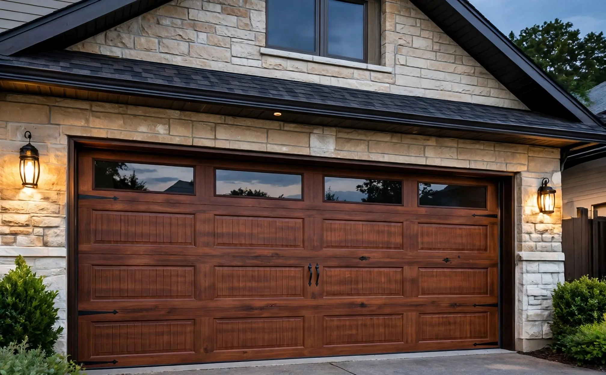 Custom Wood Finish Door